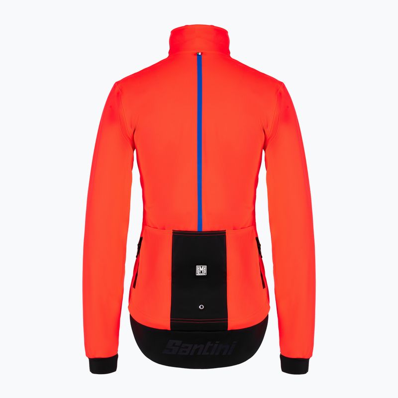 Dámska cyklistická bunda Santini Vega Multi oranžová 3W58L75VEGAMULT 2