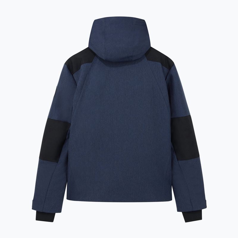 Pánska lyžiarska bunda EA7 Emporio Armani Elitary Fashion fancy blue herringbo 6