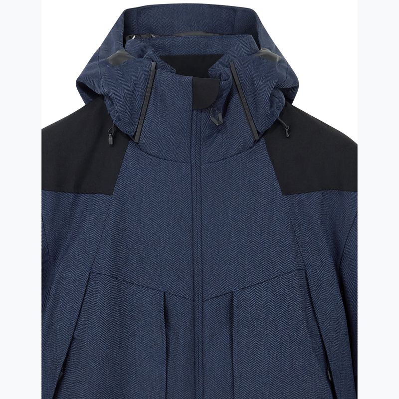 Pánska lyžiarska bunda EA7 Emporio Armani Elitary Fashion fancy blue herringbo 7