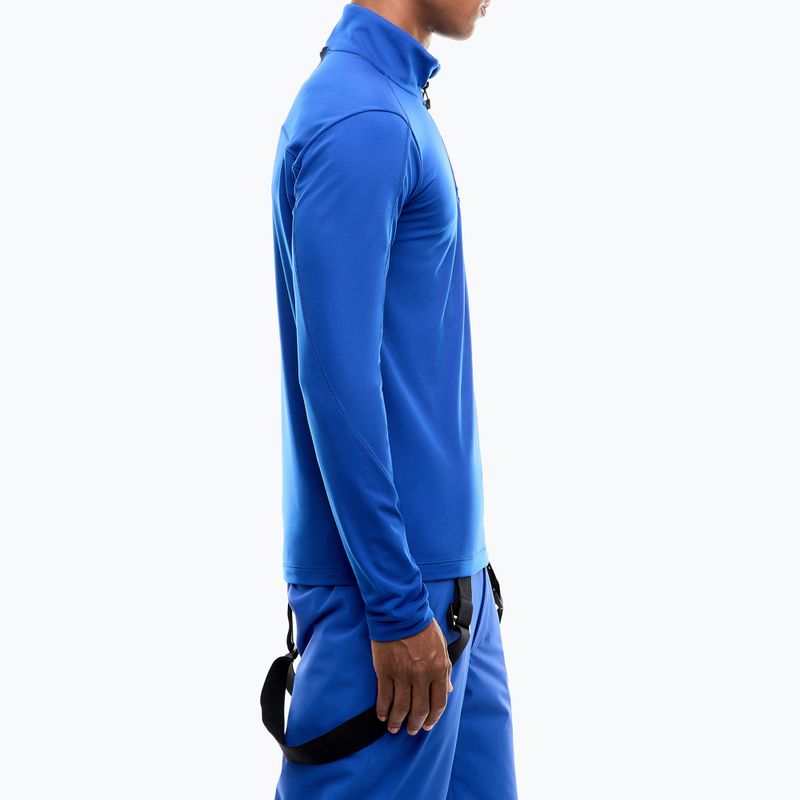 Pánska lyžiarska mikina EA7 Emporio Armani Pure Powerstretch T-Top Half Zip new royal 4