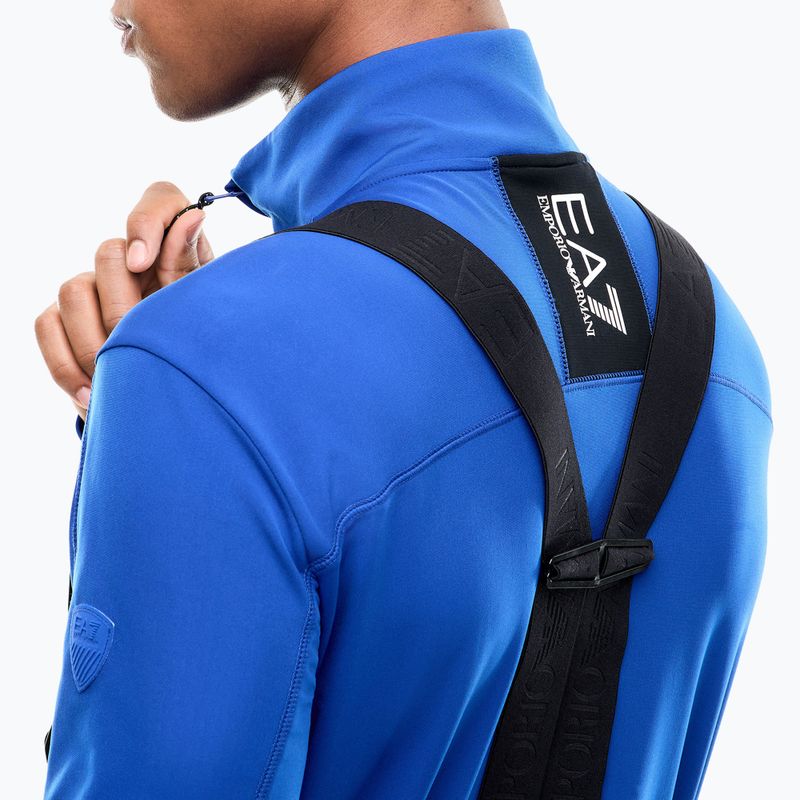 Pánska lyžiarska mikina EA7 Emporio Armani Pure Powerstretch T-Top Half Zip new royal 5