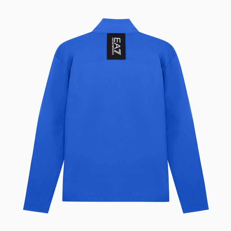 Pánska lyžiarska mikina EA7 Emporio Armani Pure Powerstretch T-Top Half Zip new royal 7