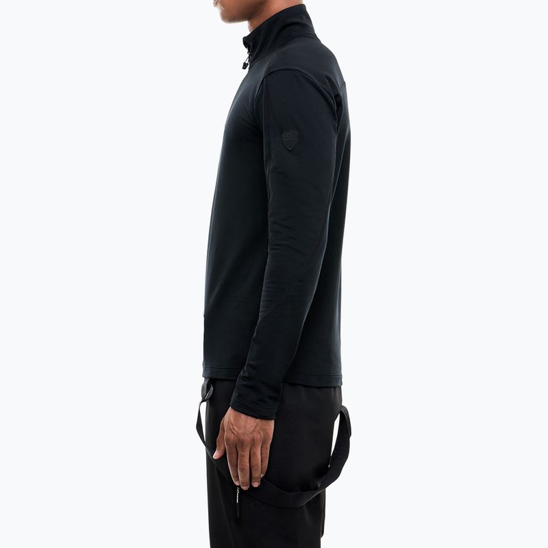 Pánska lyžiarska mikina EA7 Emporio Armani Pure Powerstretch T-Top Half Zip black 4
