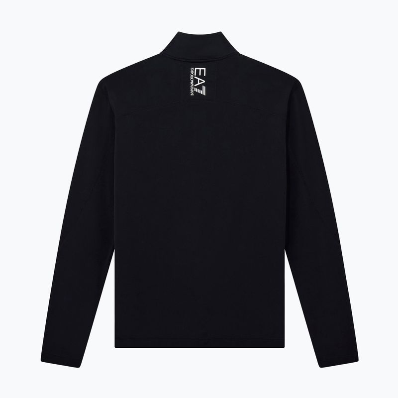Pánska lyžiarska mikina EA7 Emporio Armani Pure Powerstretch T-Top Half Zip black 7