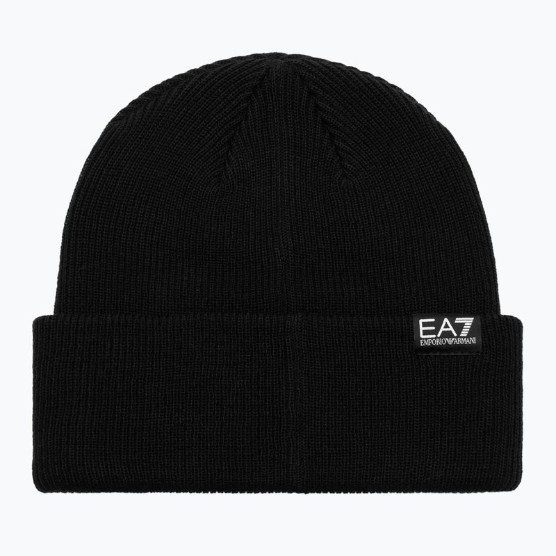 Zimná čiapka EA7 Emporio Armani Mountain Logo Series Big Beanie black 2