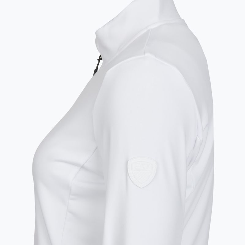 Dámska lyžiarska mikina EA7 Emporio Armani Pure Powerstretch T-Top Half Zip white 3