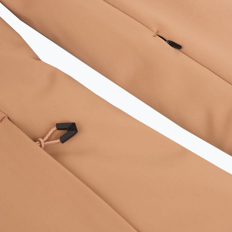 Dámska lyžiarska bunda EA7 Emporio Armani Pure Softshell mocha mousse 6