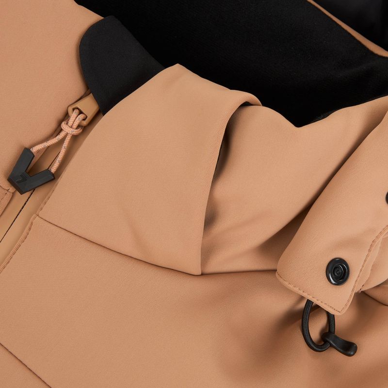 Dámska lyžiarska bunda EA7 Emporio Armani Pure Softshell mocha mousse 7