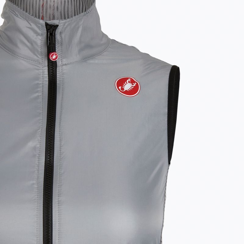 Dámska cyklistická vesta Castelli Aria W silver gray 3