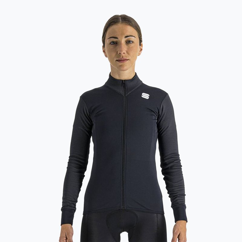 Dámske termo tričko Sportful Kelly Thermal Jersey black 1120530.002