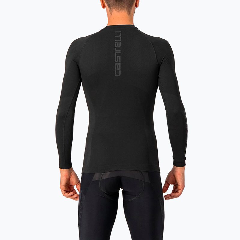 Pánsky cyklistický dres longsleeve Castelli Core Seamless Base Layer black 2