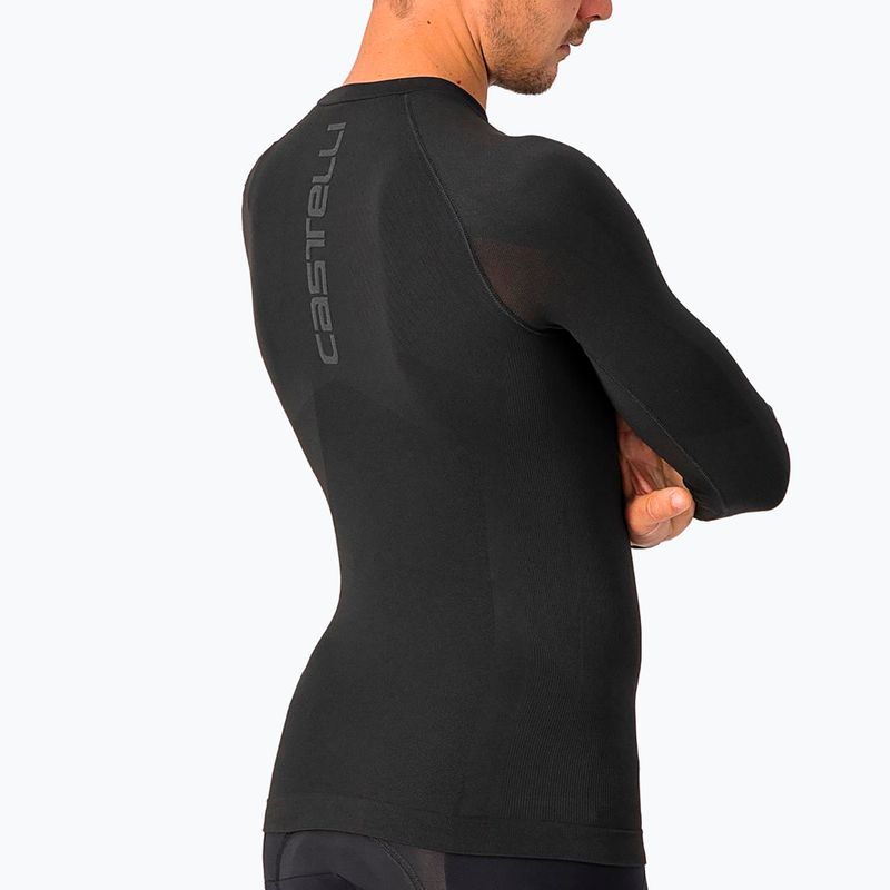 Pánsky cyklistický dres longsleeve Castelli Core Seamless Base Layer black 4