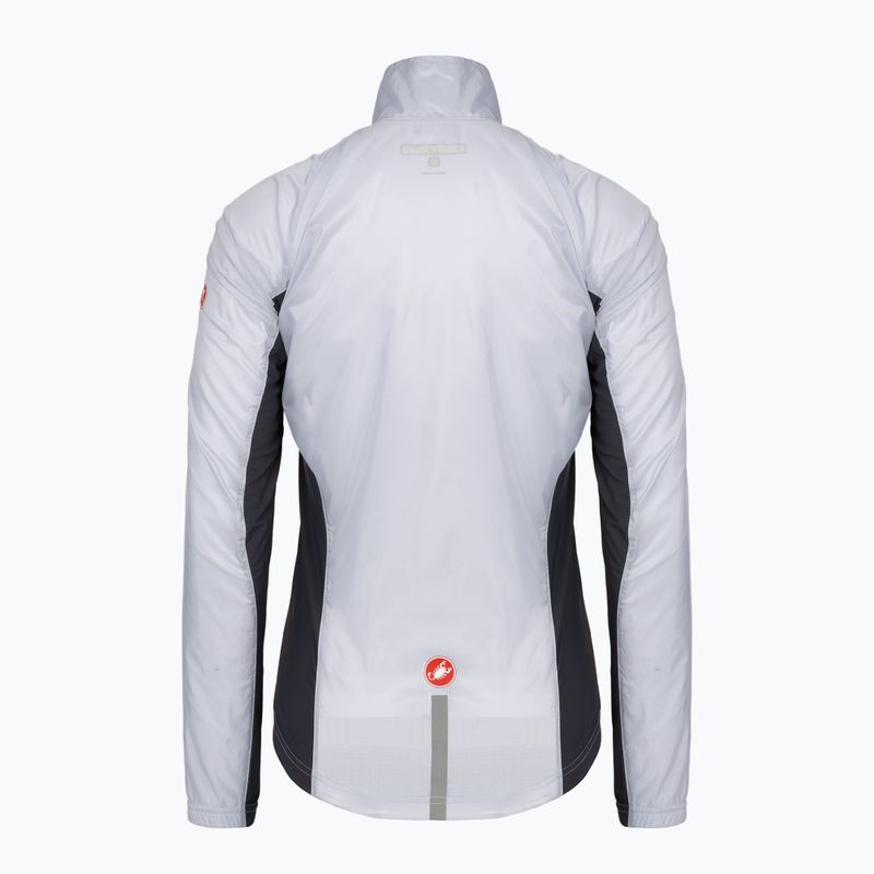 Dámska cyklistická bunda Castelli Squadra Stretch silver gray/dark gray 2