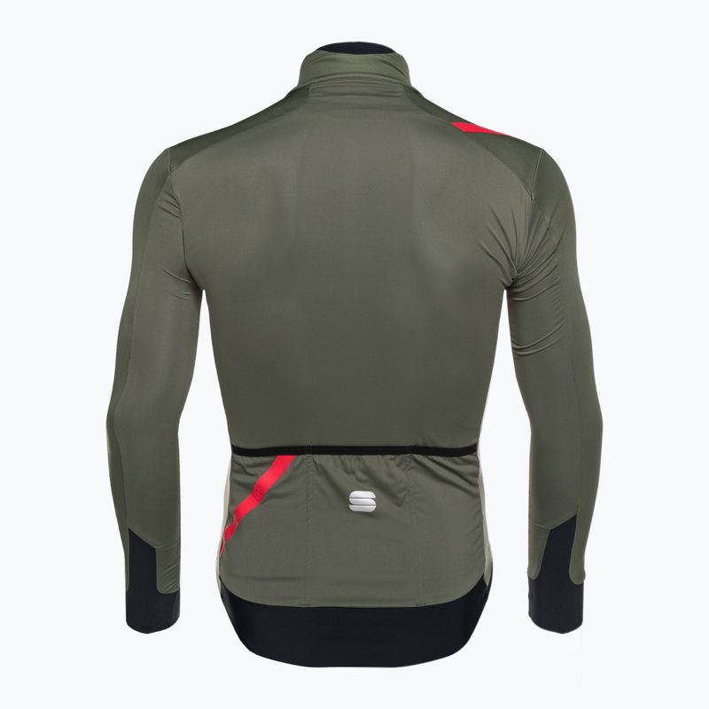 Pánska cyklistická bunda Sportful Fiandre Light No Rain beetle 1120021.305 2