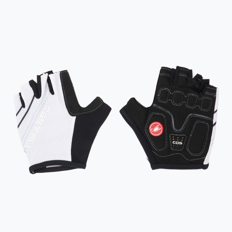 Dámske cyklistické rukavice Castelli Dolcissima 2 ivory/dark gray/silver gray