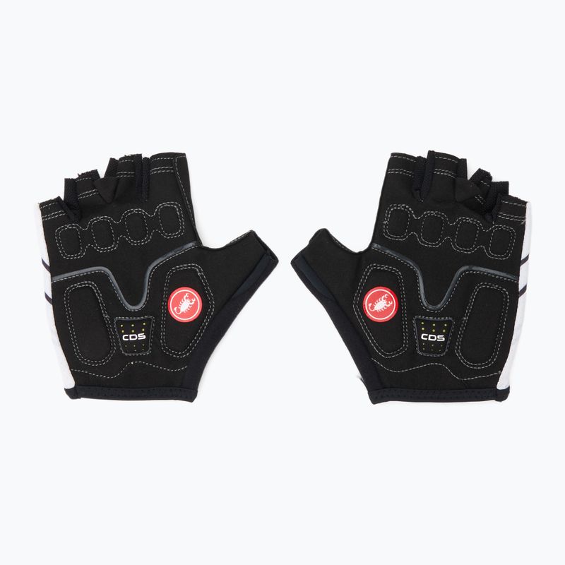 Dámske cyklistické rukavice Castelli Dolcissima 2 ivory/dark gray/silver gray 3