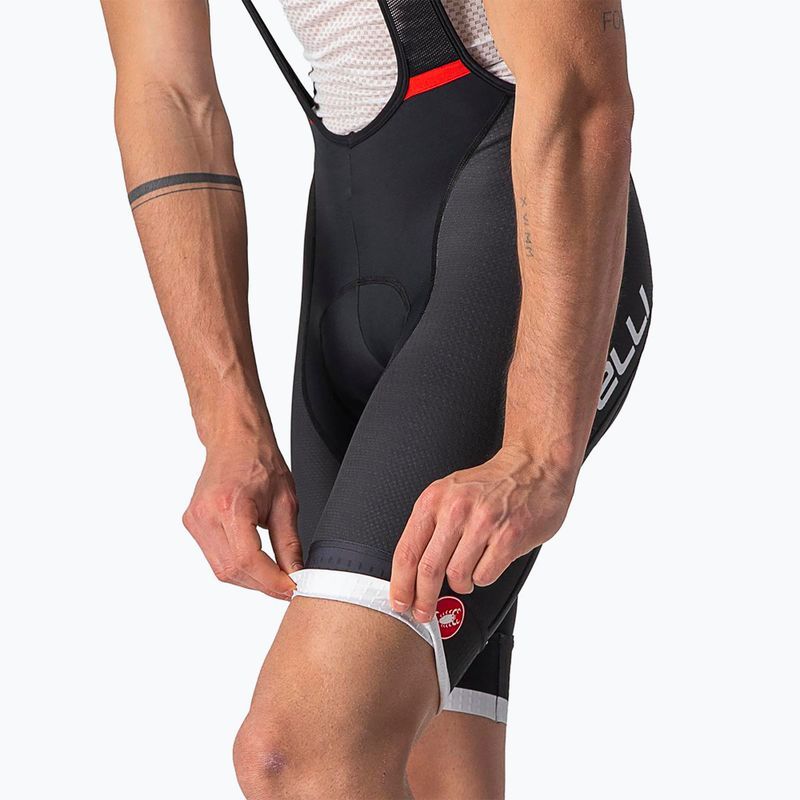 Pánske cyklistické šortky Castelli Competizione Kit black/silver gray 6