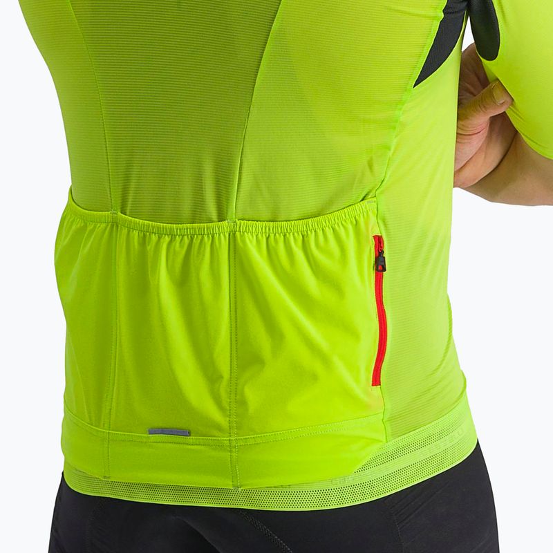 Pánsky cyklistický dres Castelli Superleggera 3 electric lime 5