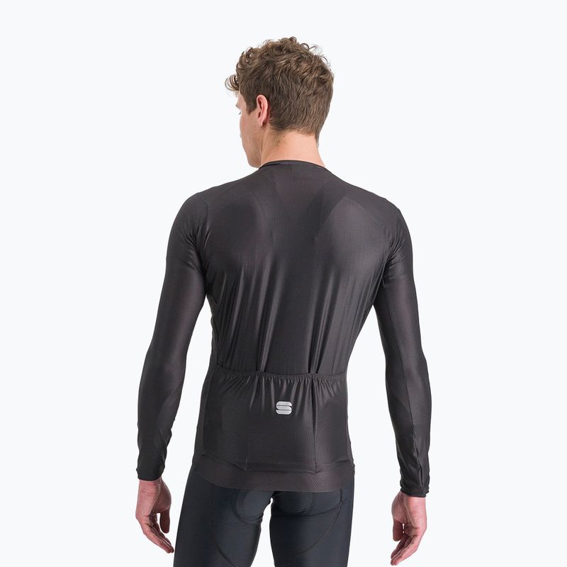 Pánsky cyklistický dres Sportful Matchy black 1122008.002 2
