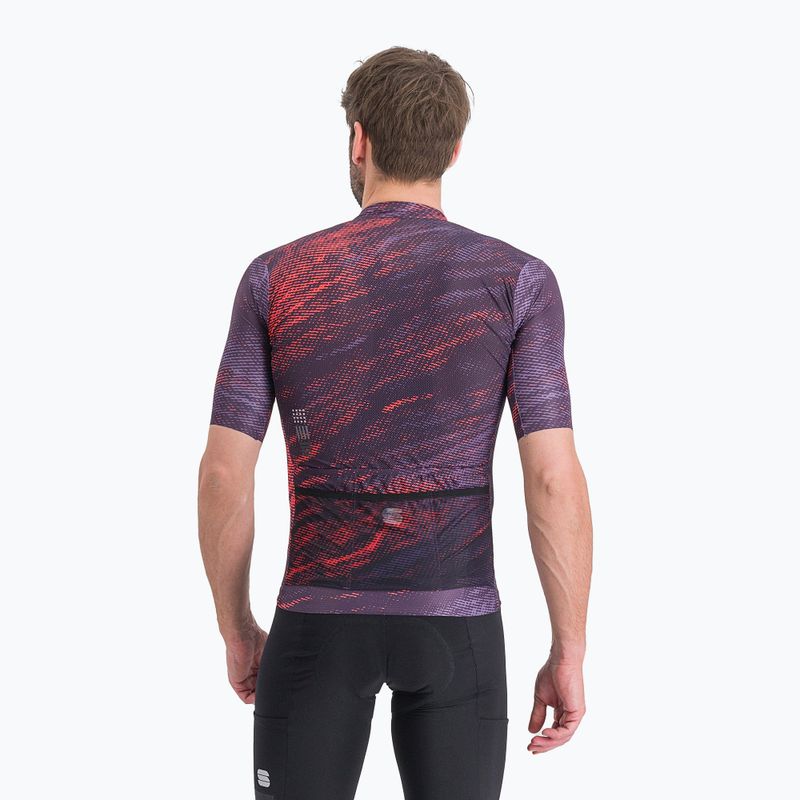 Pánsky cyklistický dres Sportful Cliff Supergiara purple-red 1122005.502 6