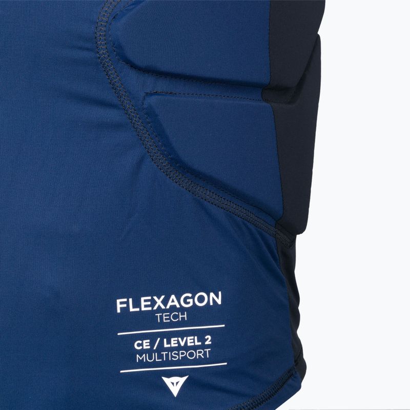 Pánska ochranná vesta Dainese Flexagon Waistcoat black iris/stretch limo 6