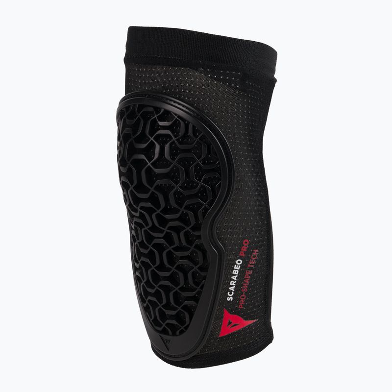 Detské cyklistické chrániče lakťov Dainese Scarabeo Pro black