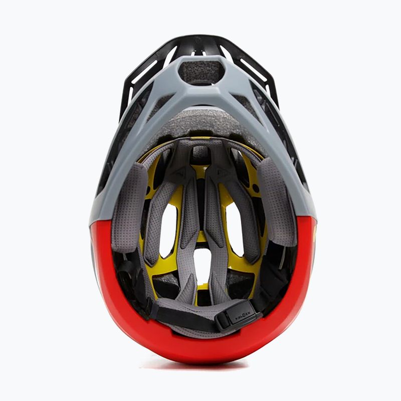 Cyklistická prilba Dainese Linea 01 MIPS nardo šedá/červená 8