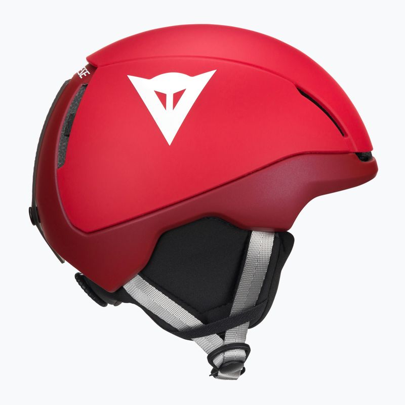 Detské lyžiarske prilby Dainese Scarabeo Elemento metallic red/white logo 4