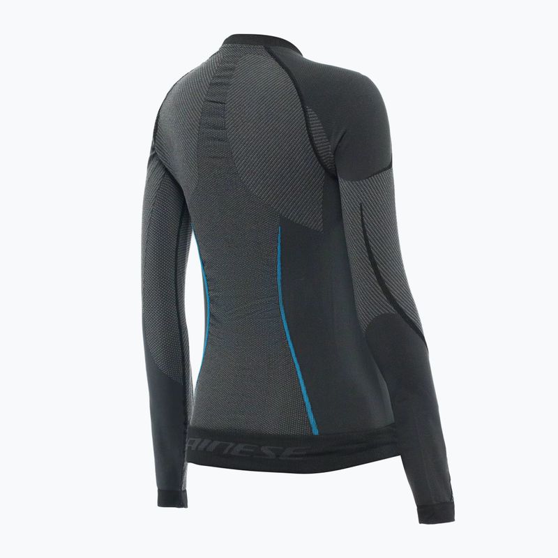 Dámske termo tričko longsleeve Dainese Dry black/blue 2
