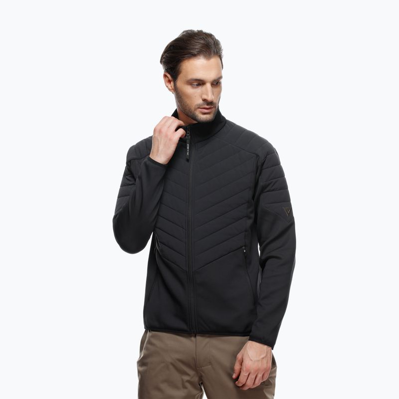Pánska lyžiarska mikina Dainese Mevo Full Zip Mid stretch limo
