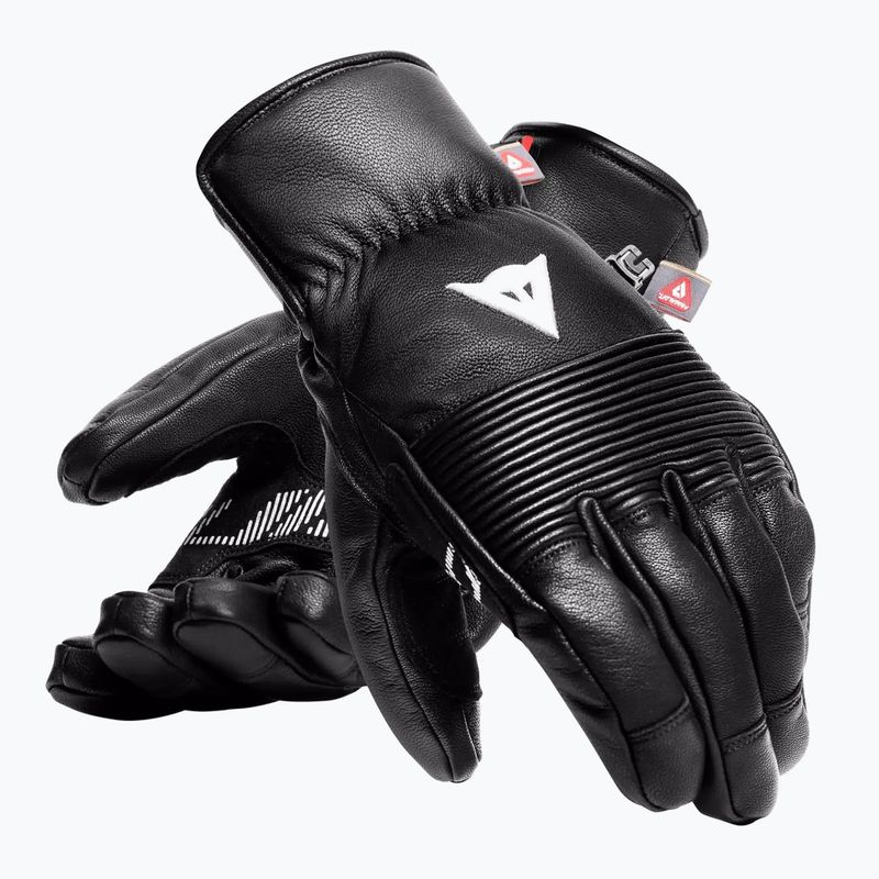 Lyžiarske rukavice Dainese Leather stretch limo 6