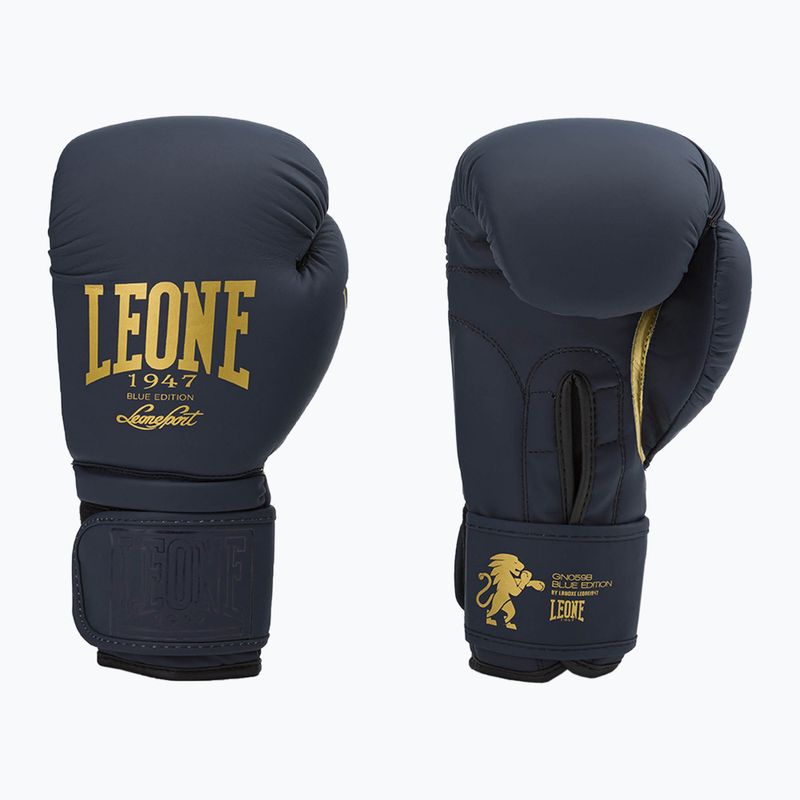 Boxerské rukavice Leone 1947 Blue navy blue GN059B