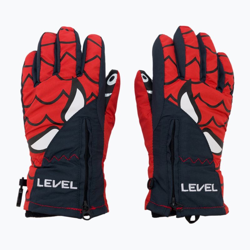 Detské lyžiarske rukavice Level Lucky červené 4146JG.20 3