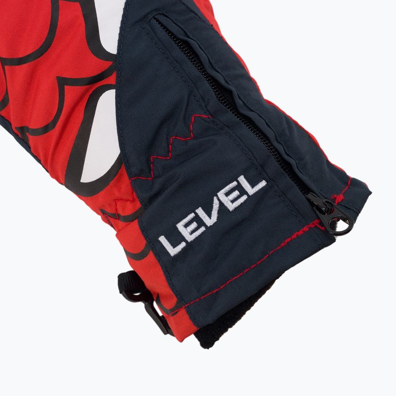 Detské lyžiarske rukavice Level Lucky červené 4146JG.20 4