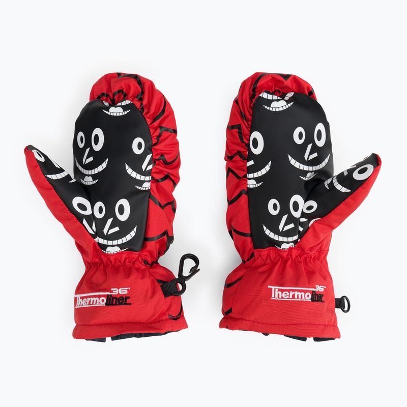 Detské lyžiarske rukavice Level Lucky Mitt červené 4146JM.20 2