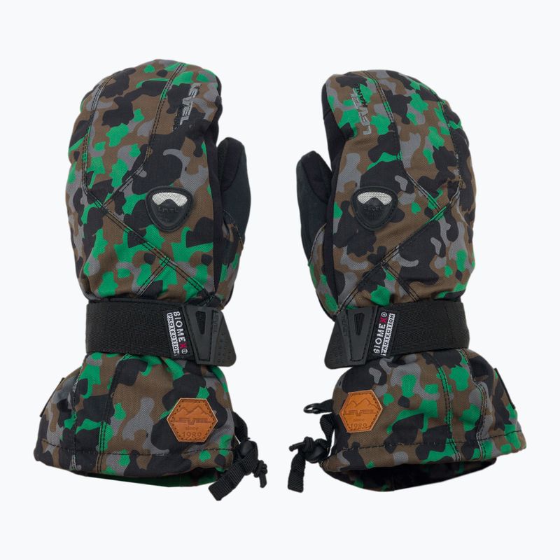 Detské snowboardové rukavice Level Fly Mitt green 4001 3