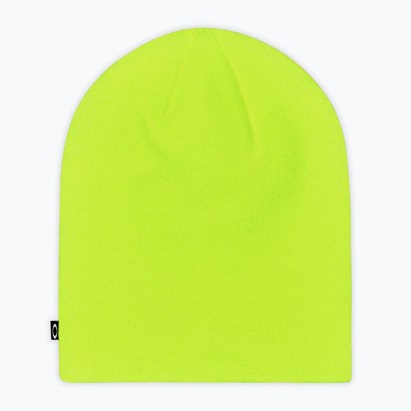 Zimná čiapka Oakley Fine Knit neon yellow 2