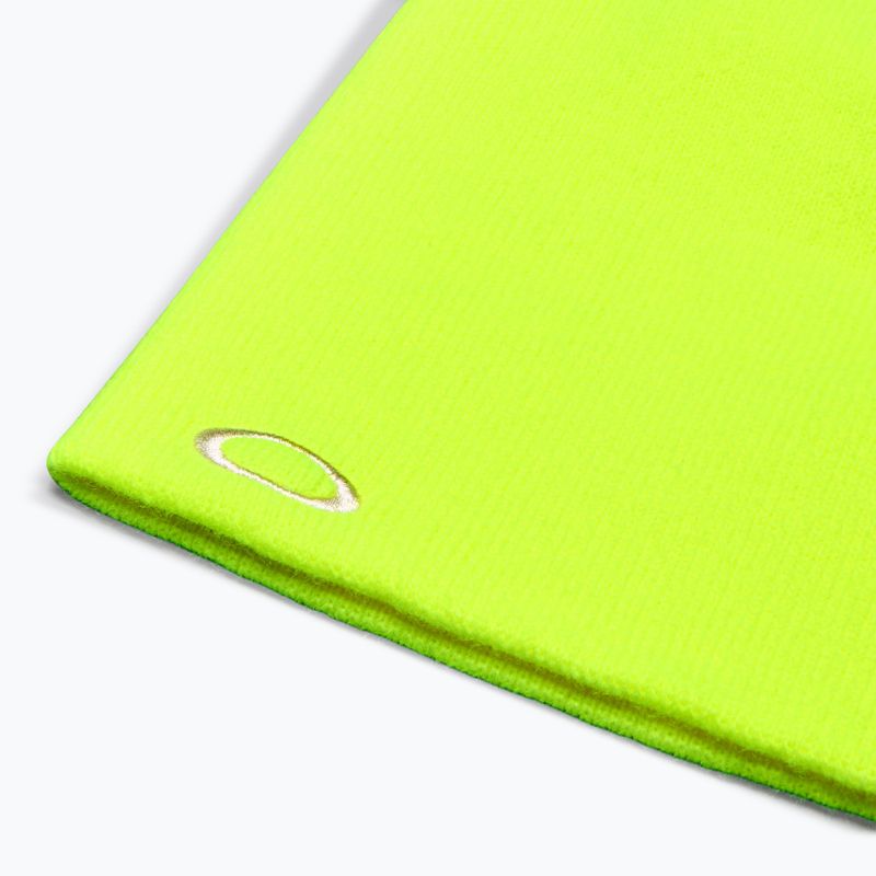 Zimná čiapka Oakley Fine Knit neon yellow 3