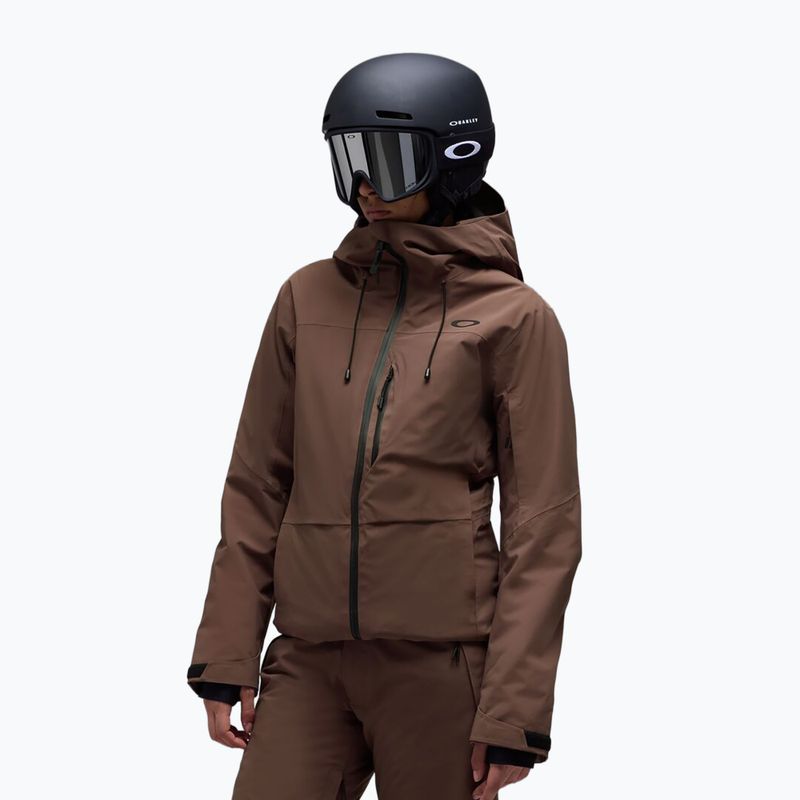 Dámska lyžiarska bunda Oakley Canopy Insulated dark umber