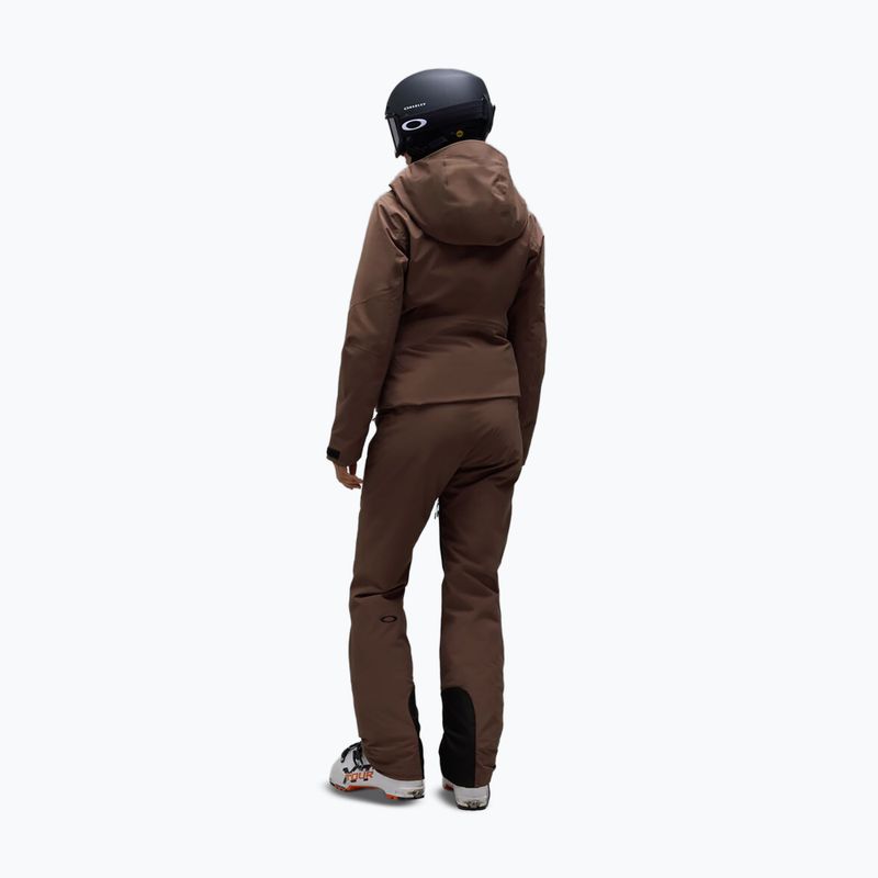 Dámska lyžiarska bunda Oakley Canopy Insulated dark umber 3