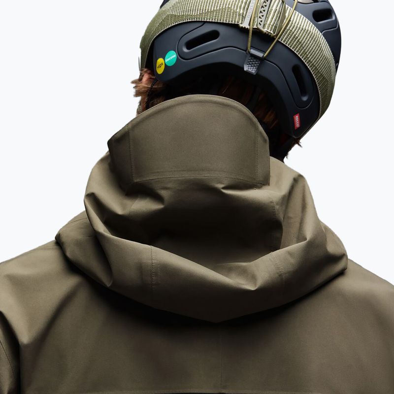 Pánska snowboardová bunda Oakley Baldface Gore-Tex deep olive/pitch black 5