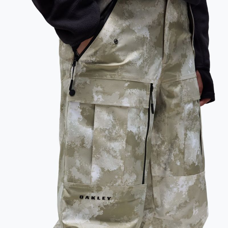 Pánske lyžiarske nohavice Oakley Bravo Cargo Shell off/slope camo pebble 6