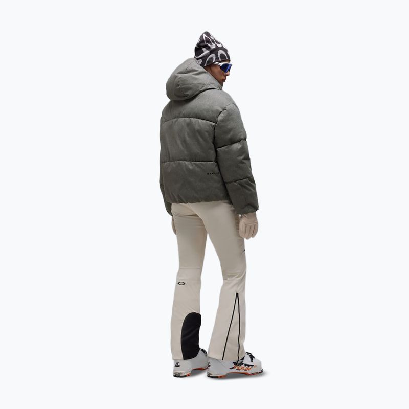 Dámska lyžiarska bunda Oakley Icicle Cropped cement melange 3