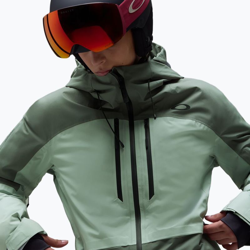 Dámska lyžiarska bunda Oakley Canopy Pro Insulated aviator green/faded green 4