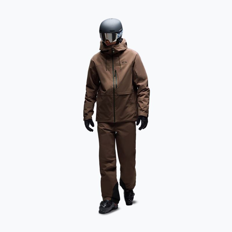 Pánska lyžiarska bunda Oakley Canopy Insulated dark umber 2