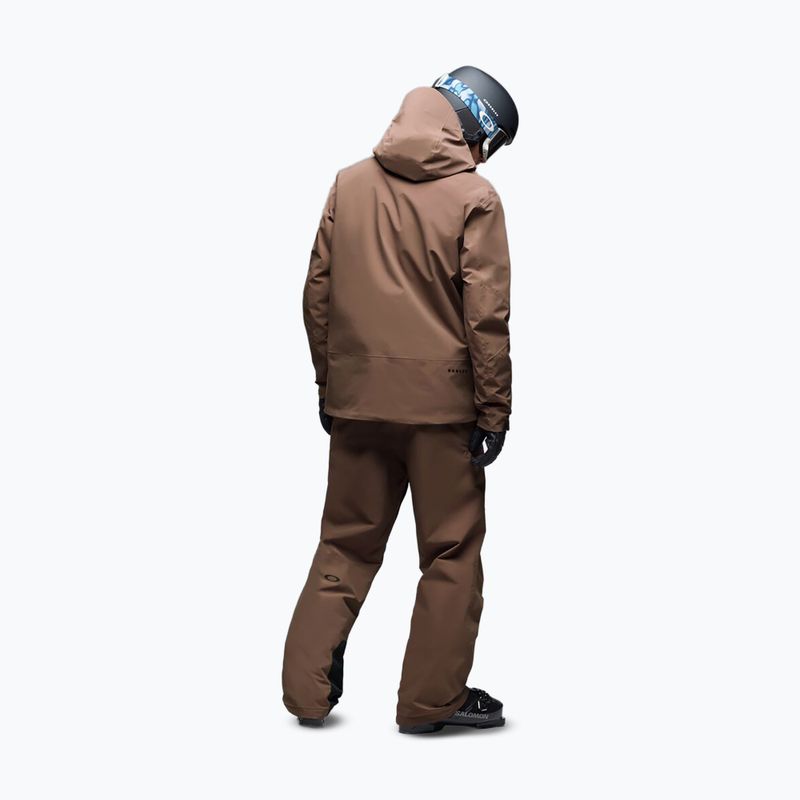 Pánska lyžiarska bunda Oakley Canopy Insulated dark umber 3