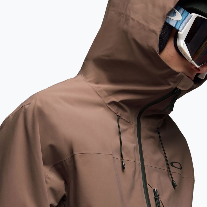 Pánska lyžiarska bunda Oakley Canopy Insulated dark umber 4
