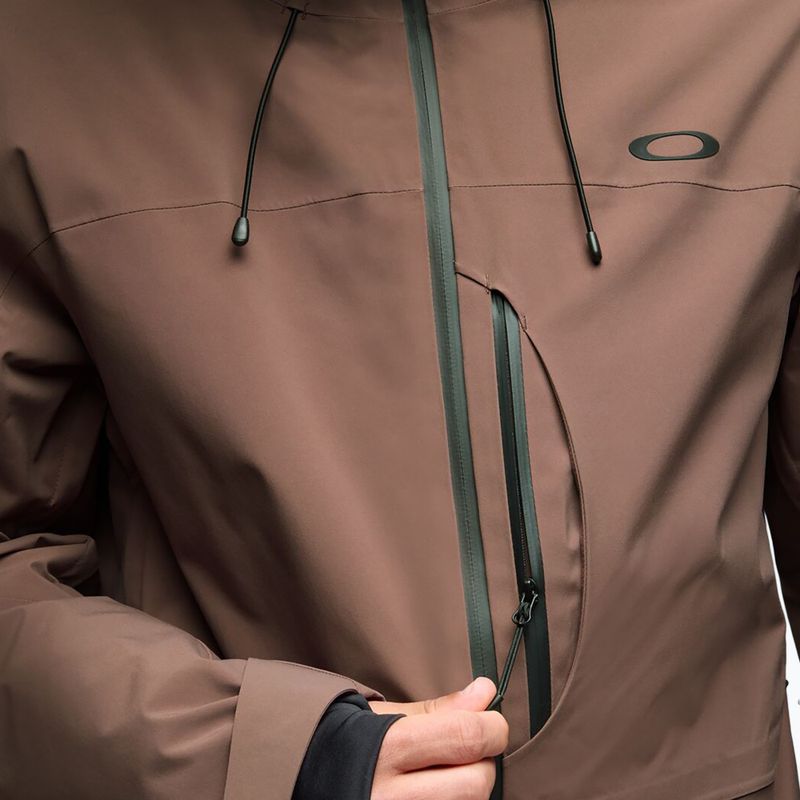 Pánska lyžiarska bunda Oakley Canopy Insulated dark umber 5