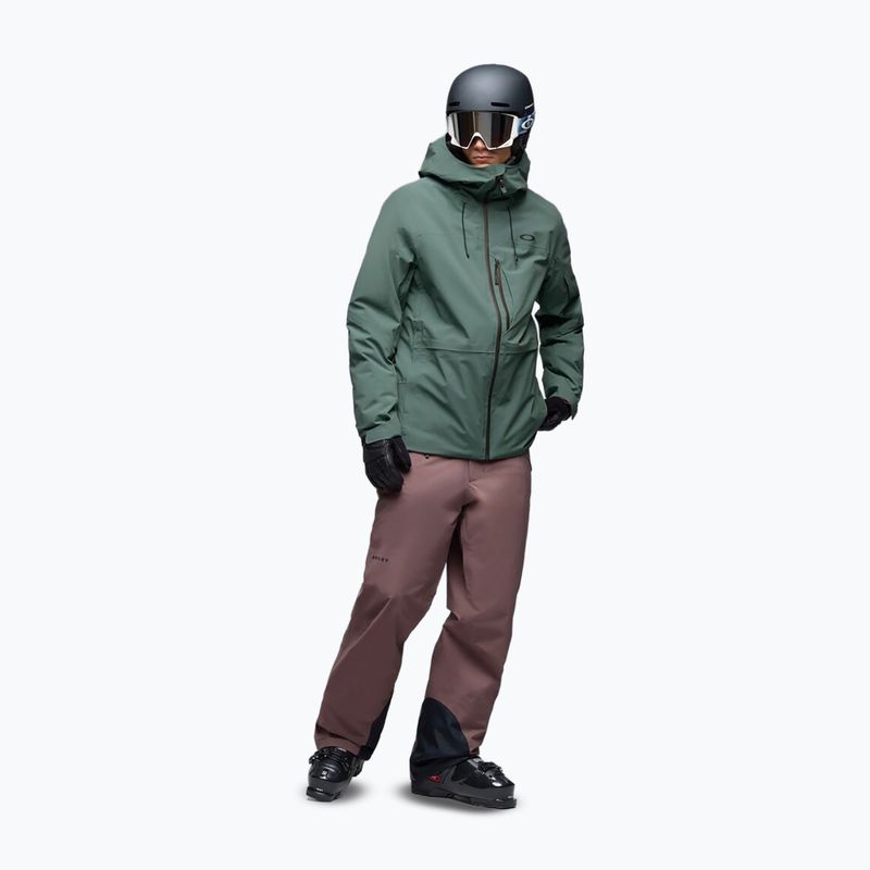 Pánska lyžiarska bunda Oakley Canopy Insulated aviator green 2