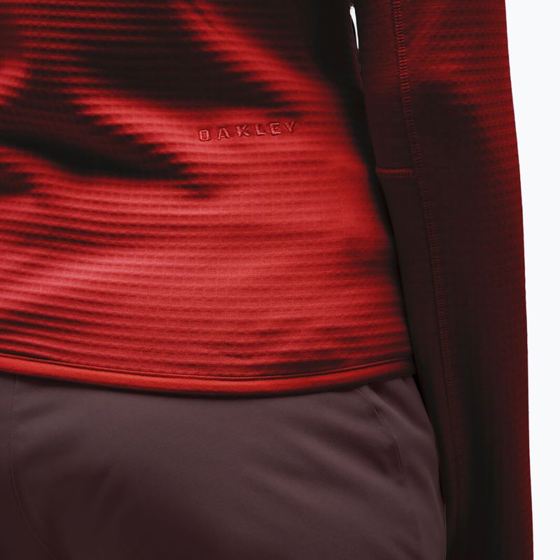 Dámska mikina Oakley Canopy Full Zip hibiscus red 5
